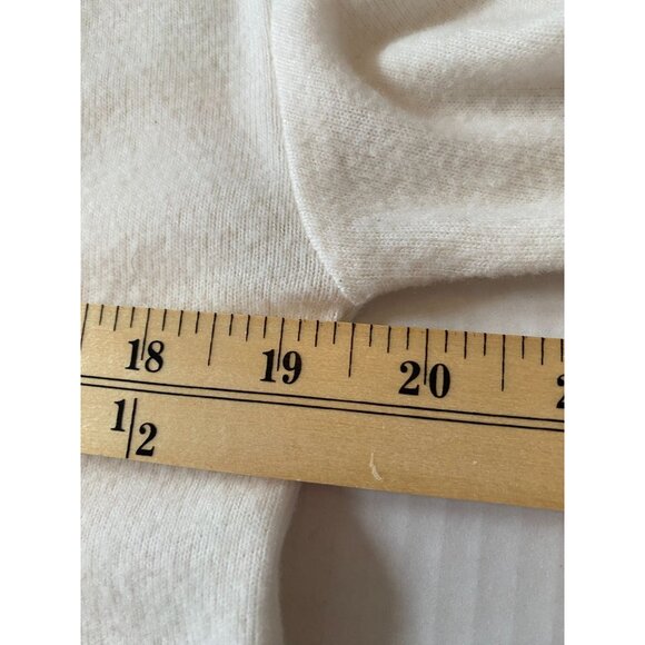 Loft Petites Womens Ivory Cowl-Neck 3/4 Sleeve Top Barbiecore Secretary Size XSP - Picture 7 of 10